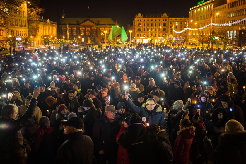 Protest milczenia w Gdańsku