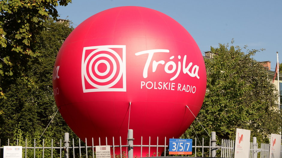 Siedziba radiowej Trojki - Programu III Polskiego Radia przy ul. Mysliwieckiej