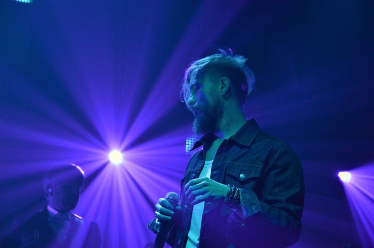 Organek podczas koncertu Dawida Podsiadło - koncert na warszawskim Torwarze, 9 grudnia 2016