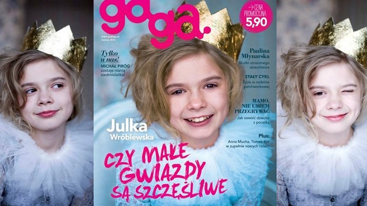 Julka Wróblewska w magazynie "Gaga"