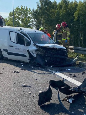 Poważny wypadek pod Barczewem