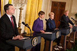 Donald J. Trump, Raimonds Vejonis, Kersti Kaljulaid, Dalia Grybauskaite