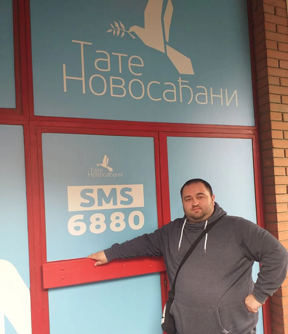 Miroslav Đorđević, osnivač i upravitelj Fondacije "Tate Novosađani"