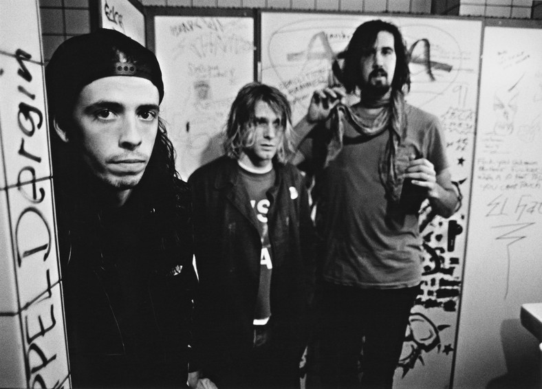 Od lewej: Dave Grohl, Kurt Cobain i Krist Novoselic