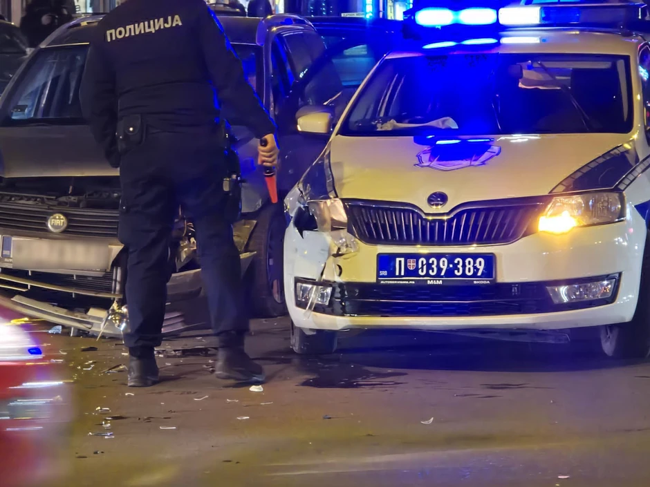 Saobraćajna nezgoda u Novom Sadu