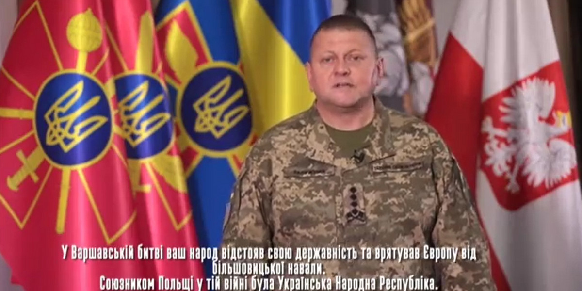 Dowódca ukraińskiej armii złożył polskim żołnierzom życzenia z okazji Święta Wojska Polskiego.