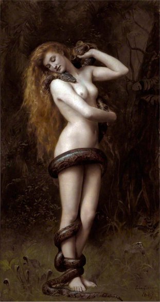 Lilith, obraz Johna Collier (1889) w Atkinson Art Gallery 