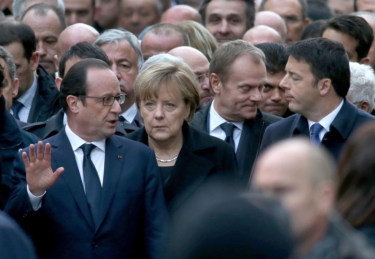 Francja, marsz przeciwko terroryzmowi 