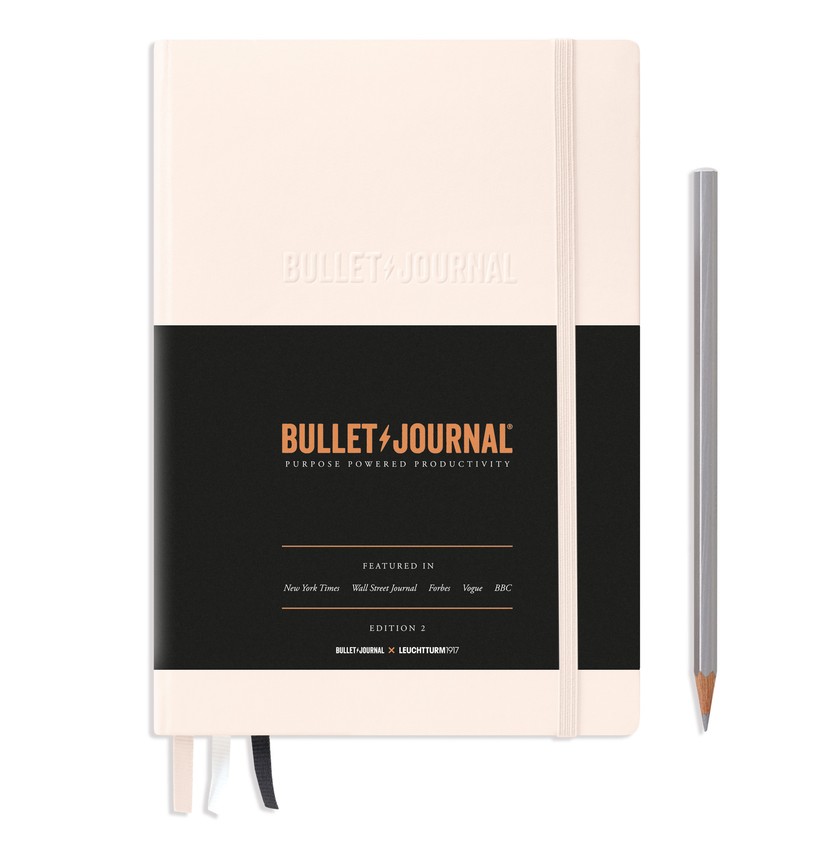 Bullet Journal à couverture rigide et 206 pages numérotées, couleur Blush, de Leuchtturm1917 pour CHF 29.90. 