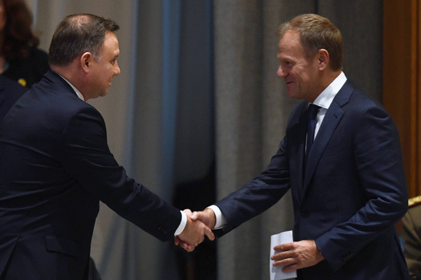 Andrzej Duda i Donald Tusk