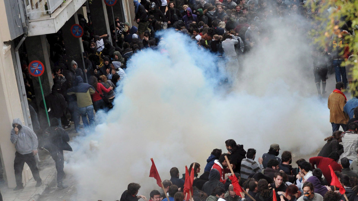 GREECE POLICE GUNFIRE