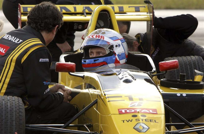 Władimir Putin, Formuła 1, bolid, auto, premier Rosji, Robert Kubica