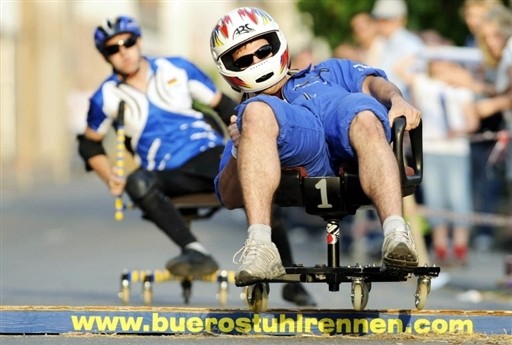 GERMANY - LEISURE - CHAIR - RACE - OFFBEAT