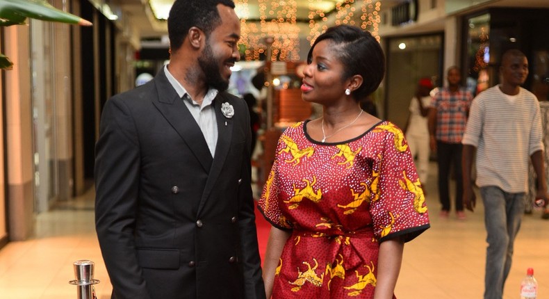 OC Ukeje and Wife at AFRIFF 2015