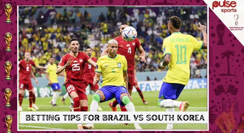 Brazil vs South Korea betting tips and odds