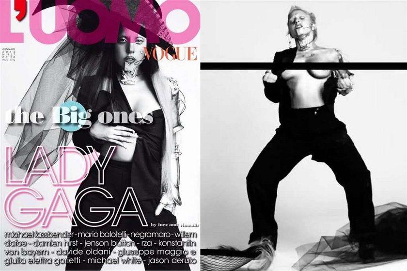 Lady Gaga Vogue L'Uomo 2012