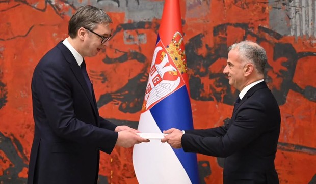 Aleksandar Vučić i ambasador Libanа Jusef Žabr