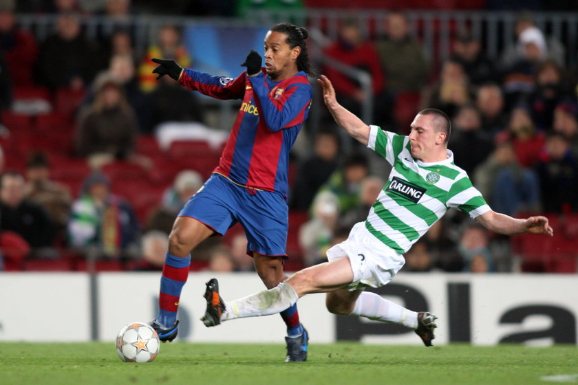 Ronaldinho w czasach gry w Barcelonie był gwiazdą futbolu
