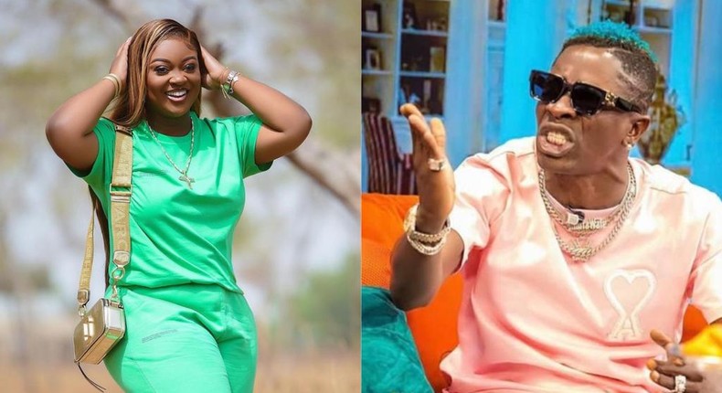 Jackie Appiah and Shatta Wale
