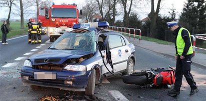 Motocyklista wjechał w policjanta. Obaj nie żyją. NOWE FAKTY