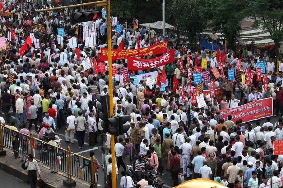 indyjscy marksiści kumple obamy protest indie