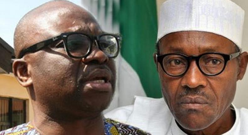 Former Governor of Ekiti State, Ayodele Fayose describes President Muhammadu Buhari aas a dictator. (Punch)