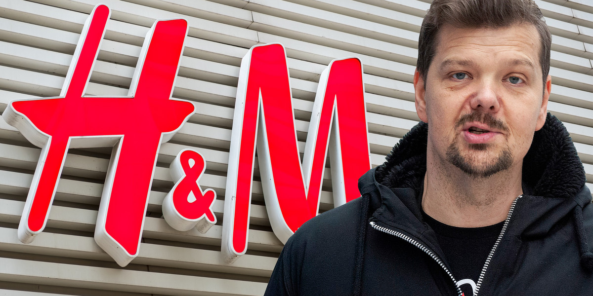 Figurski oskarżył pracownicę H&M o aroganckie zachowanie. Jest odpowiedź sieci.