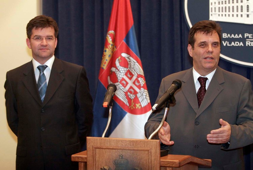 Lajčak sa Koštunicom 2006. godine u vladi Srbije