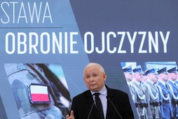 Jarosław Kaczyński o przyjętym przez rząd projekcie ustawy o obronie ojczyzny.