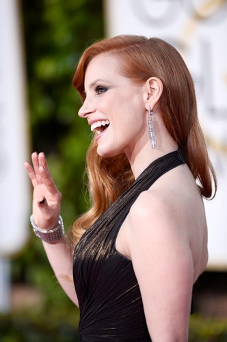 Złote Globy 2015 zza kulis: Jessica Chastain