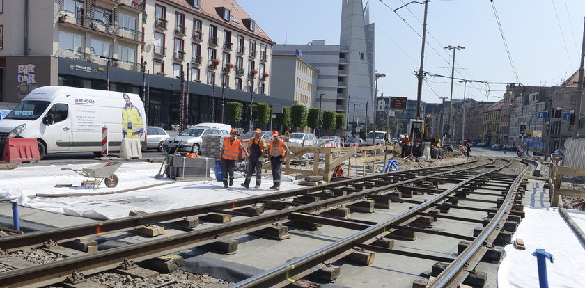 Tramwaje nie pojadą Kazimierza Wielkiego