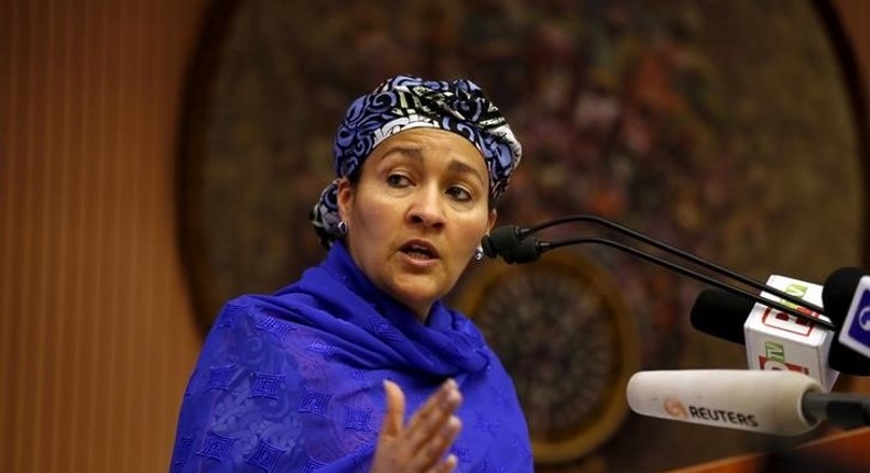 Nigeria's Minister of Environment Amina Mohammed has been appointed as the deputy secretary-general of the United Nations. REUTERS/Afolabi Sotunde