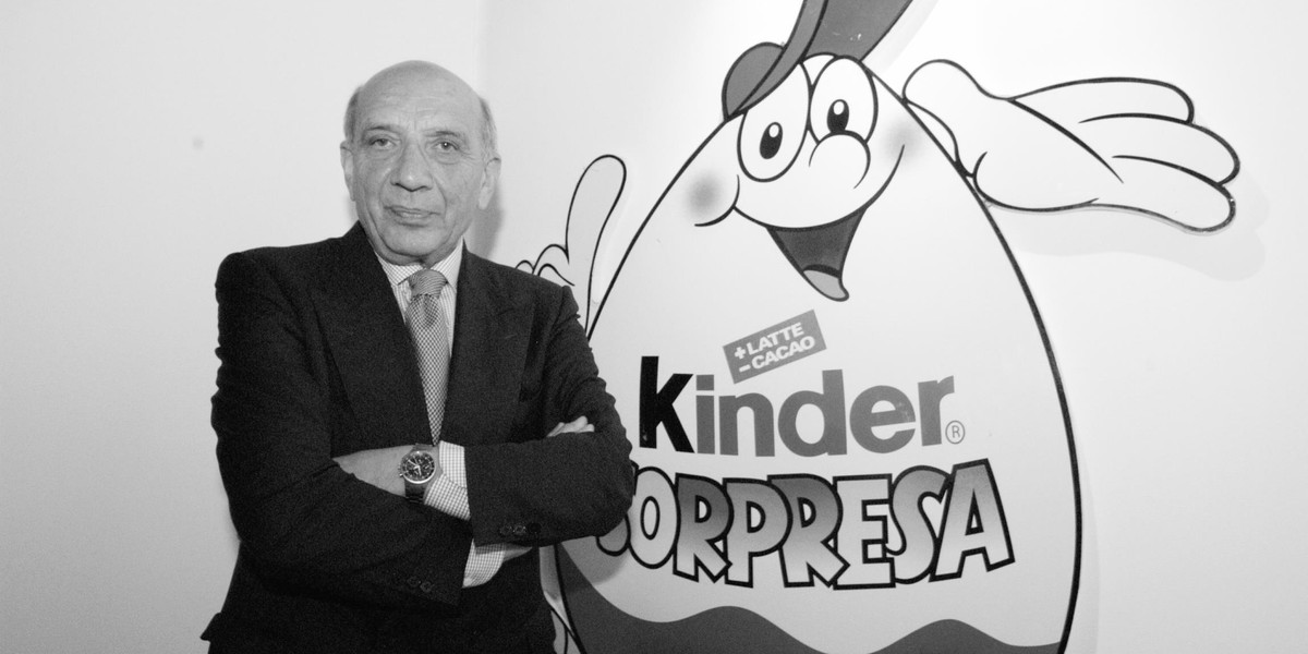 William Salice twórca Kinder Niespodzianki