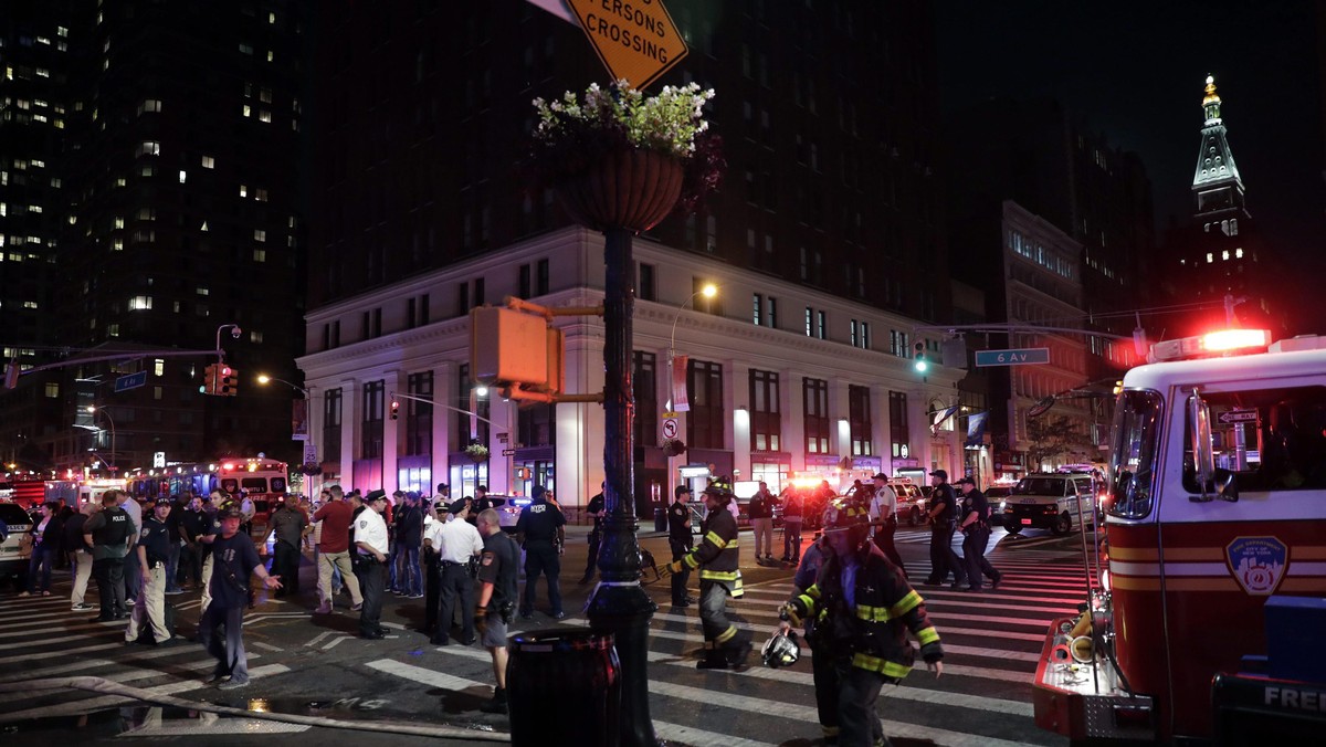 Explosion in Manhattan