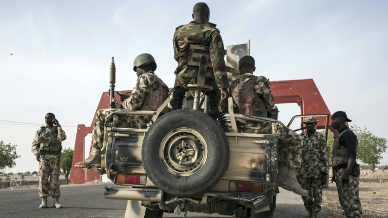 Nigerian soldiers on duty in the troubled northeast (Punch) 