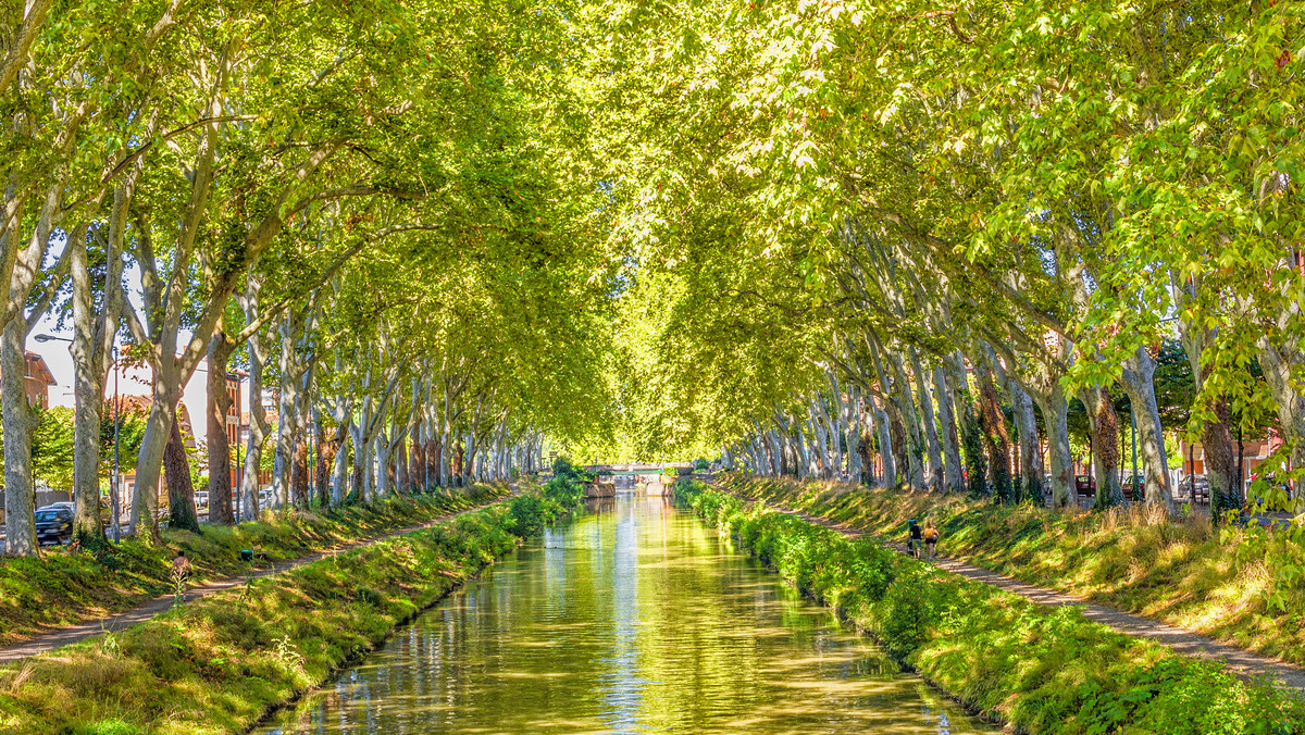 Canal du Midi w Oksytanii we Francji Podróże