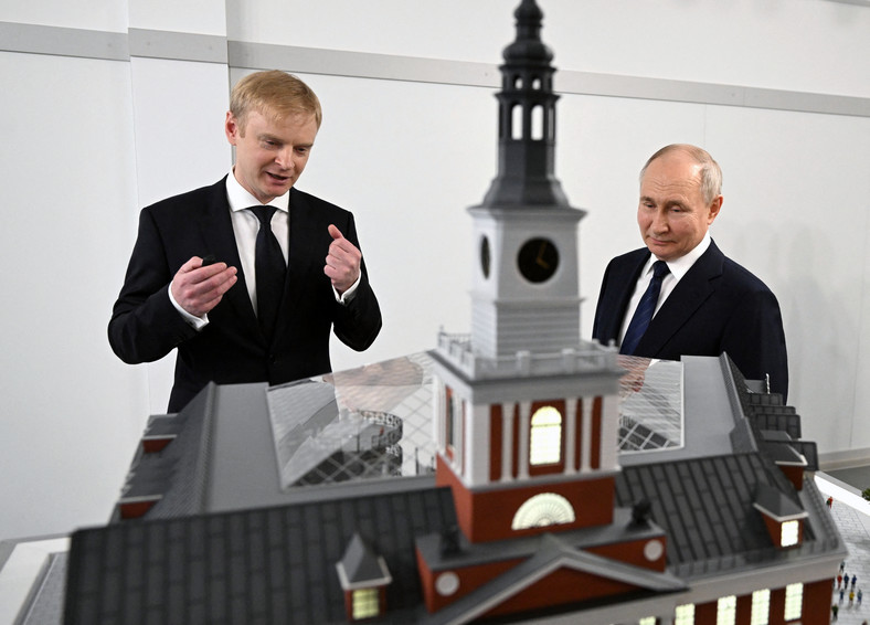 Władimir Putin na Bałtyckim Uniwersytecie Federalnym im. Immanuela Kanta w Królewcu, 25 stycznia 2024 r.