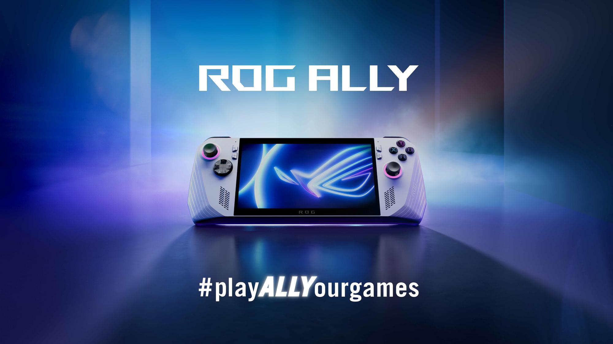 Vreckový herný počítač ROG Ally.
