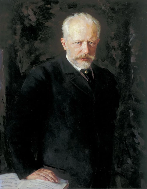 Piotr Iljicz Czajkowski - portret autorstwa Mikołaja Kuzniecowa (1893). fot. Wikimedia Commons.