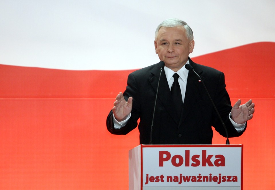 "Le Figaro" podkreśla, że J. Kaczyński prowadził "zręcznie" kampanię, fot. PAP