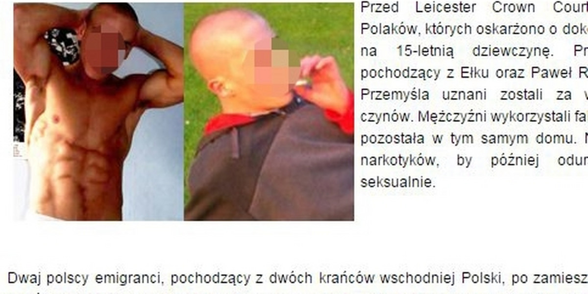 Polacy stanęli przed sądem za napaść seksualną