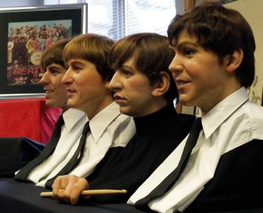 The Beatles w Muzeum Figur Woskowych Madame Tussaud, fot. AFP