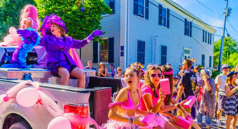 39th Annual Provincetown, Massachusetts, Carnival Gods and Goddess Parade