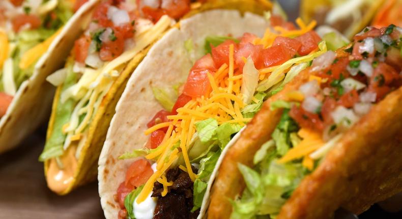 Taco Bell has some tacos that are designed for international tastes.