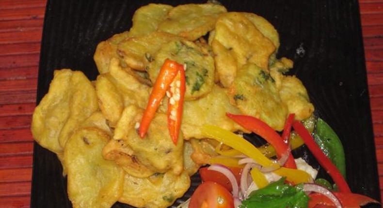 Tasty Kenyan potato bhajia