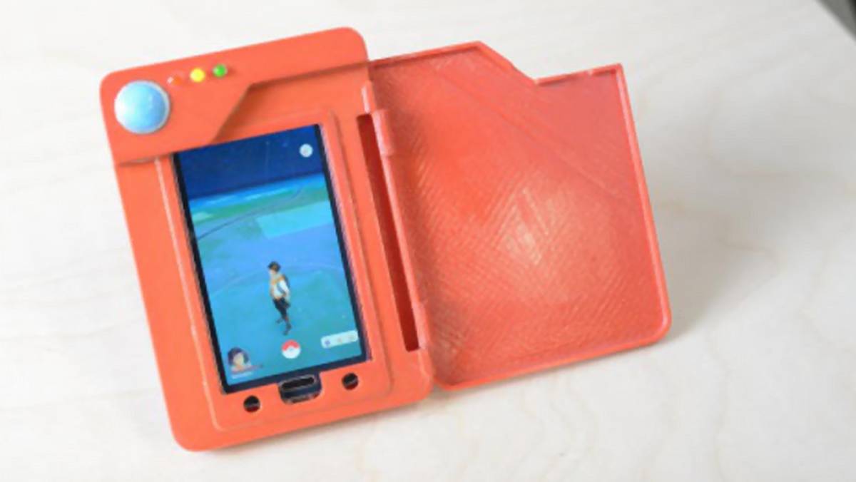 Pokedex Case - etui z powerbankiem dla fanów pokemonów z drukarki 3D