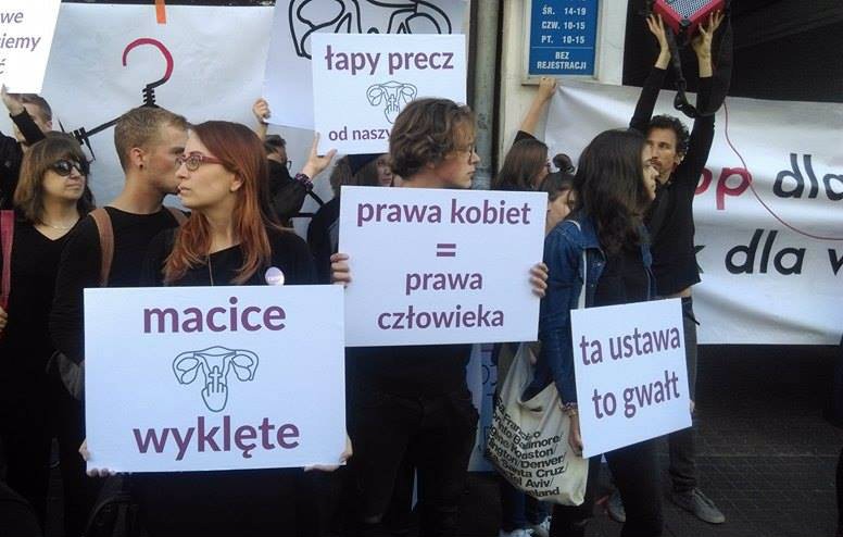 Protestujący wyszli także na ulice Poznania