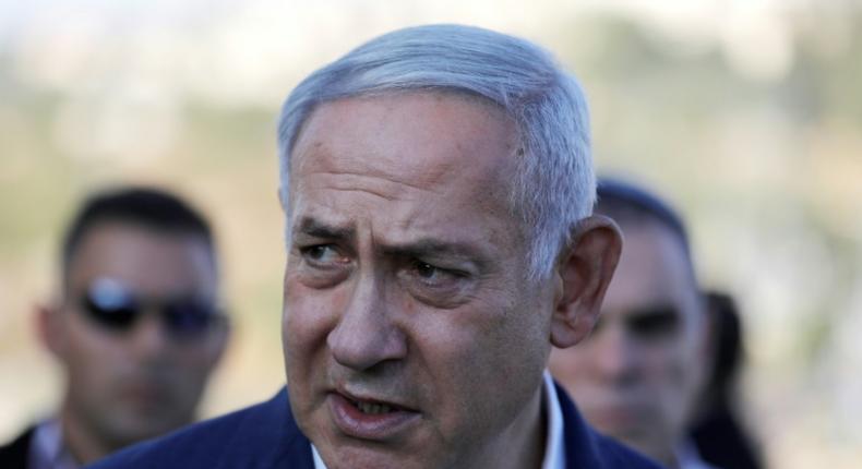 Israeli Prime Minister Benjamin Netanyahu, pictured August 8, warned arch-foe Iran it had no immunity from his state's military