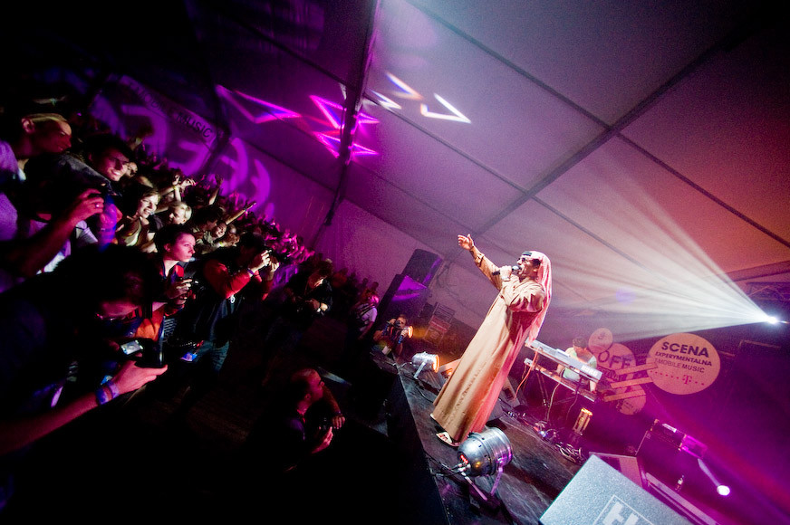 Omar Souleyman (fot. Monika Stolarska / Onet.pl)