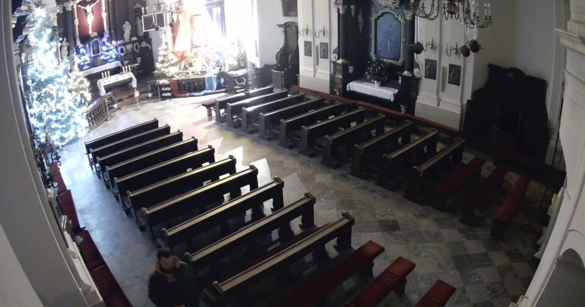 Poszedł do kościoła, ale nie po to, żeby się modlić. Złapano go nie pierwszy raz